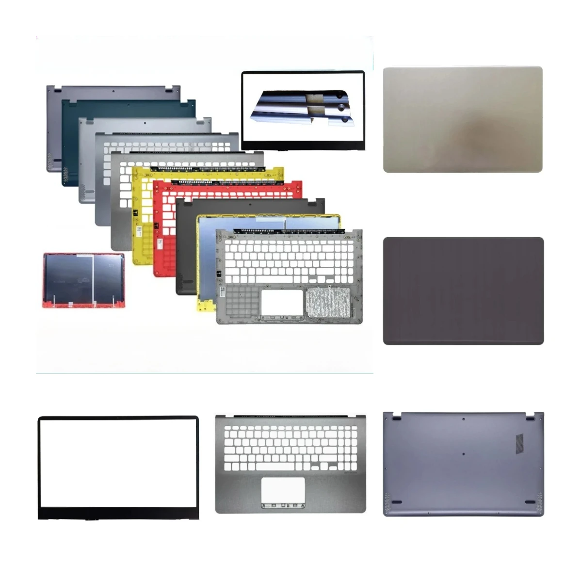 Suitable for S15 X530 S530F S5300U S5300F laptop LCD screen back cover, front panel, palm rest, bottom cover, hinge cover Hinge
