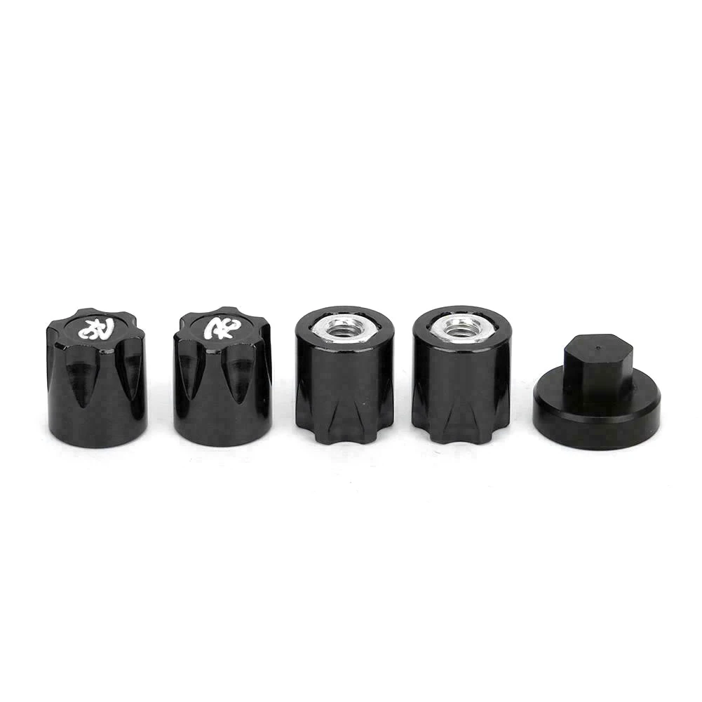 Suitable for fixing dust nuts M4 tire nuts on 1/10 scx10 trx4 model car tires