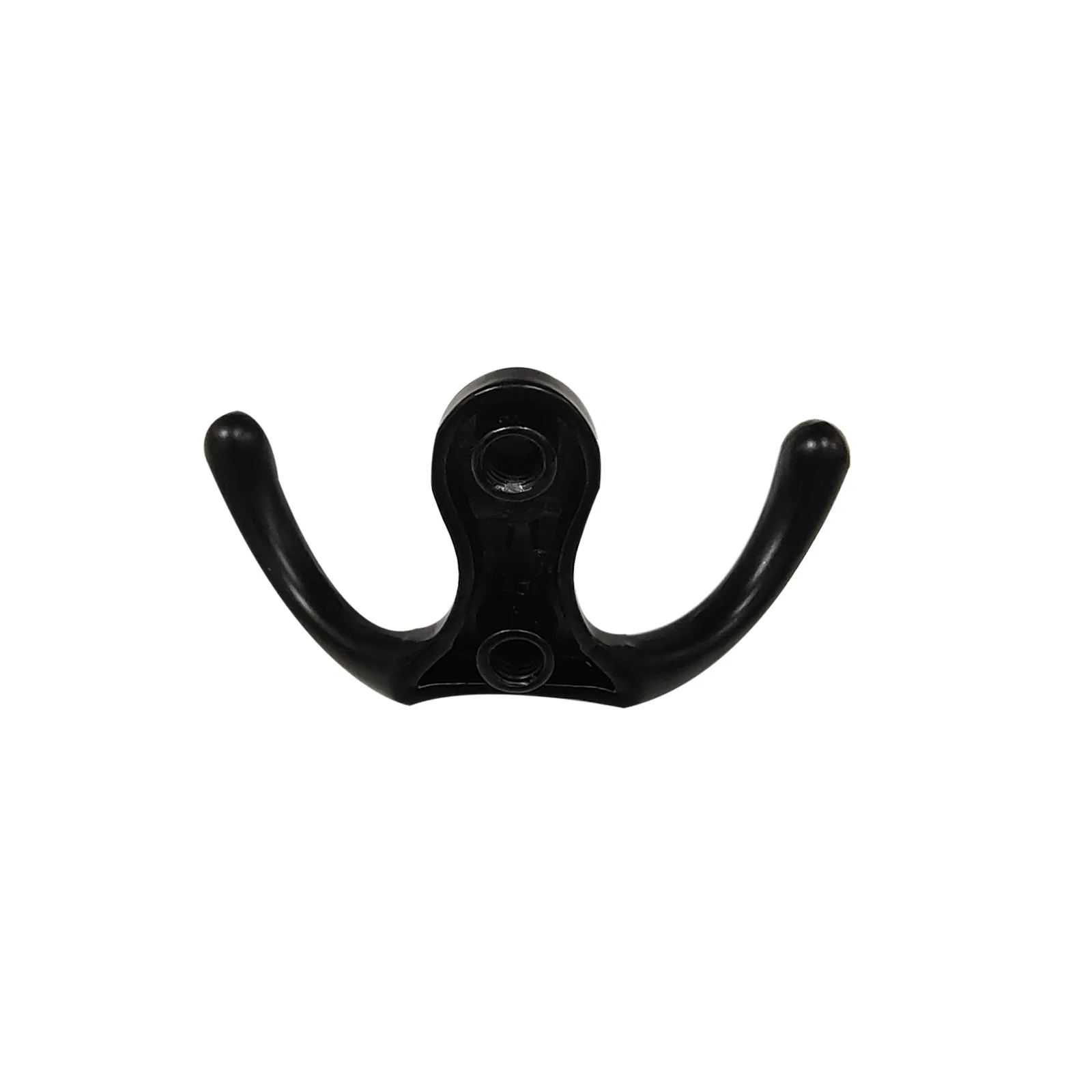 Paduan seng hitam furnitur tunggal lemari pakaian perlengkapan kamar pas pakaian topi dinding logam pakaian kecil kait