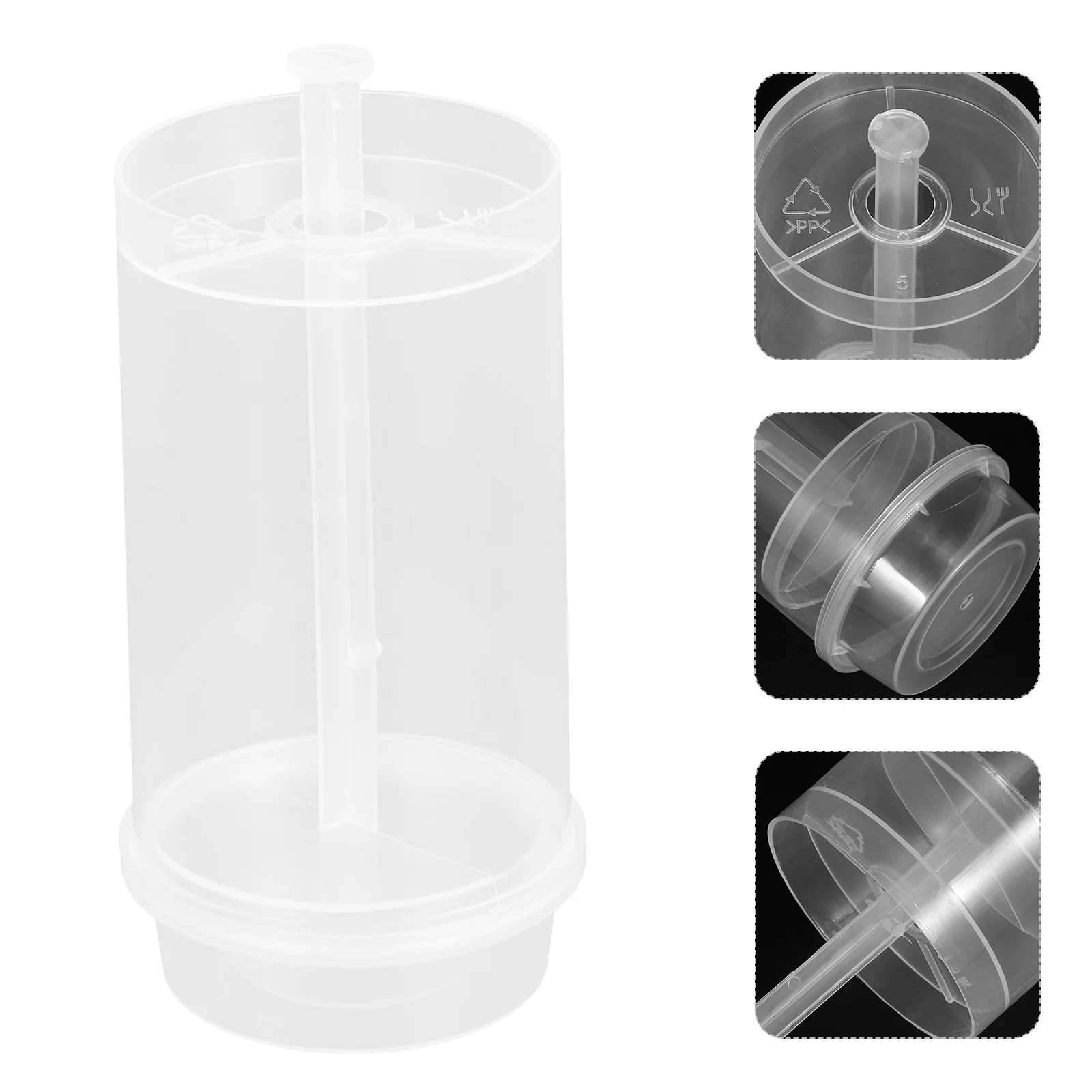 Cake Pusher Tube Pops up Molds Plastic Clear Holder Push-up Containers DIY Cakes