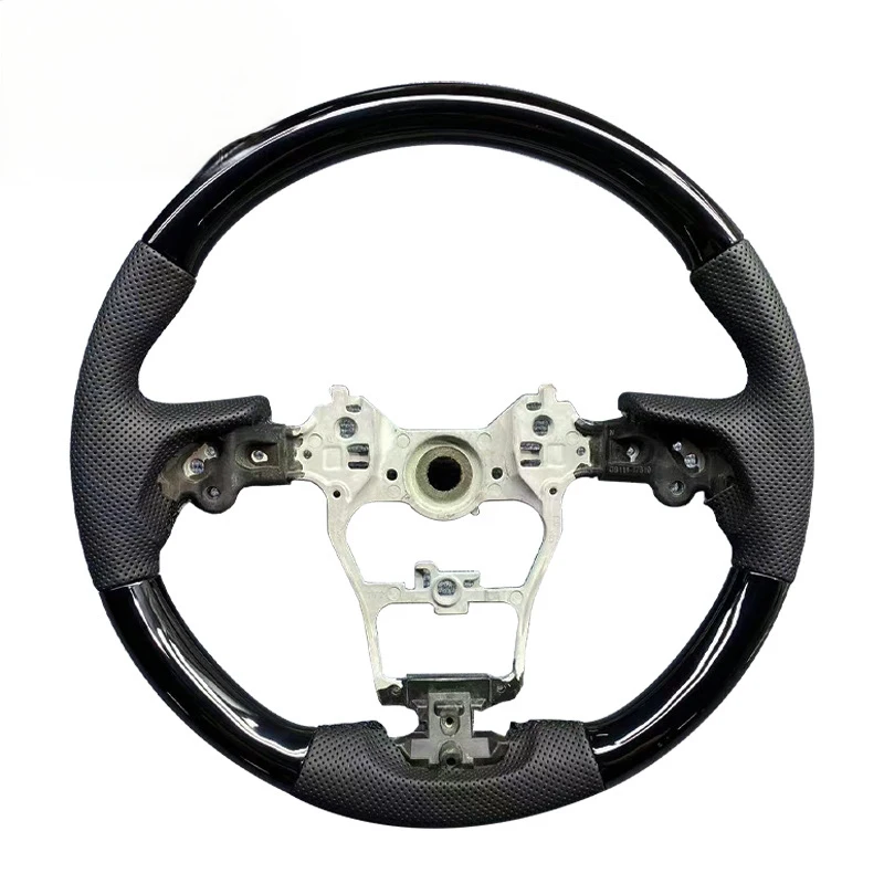 Suitable for Toyota Sienna, Granvia, Highlander wood-carbon fiber steering wheel modification view 2