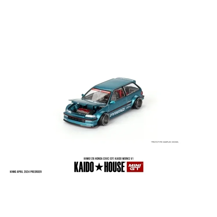 

В наличии KaidoHouse x MINIGT 1:64 Модель из сплава EF V1