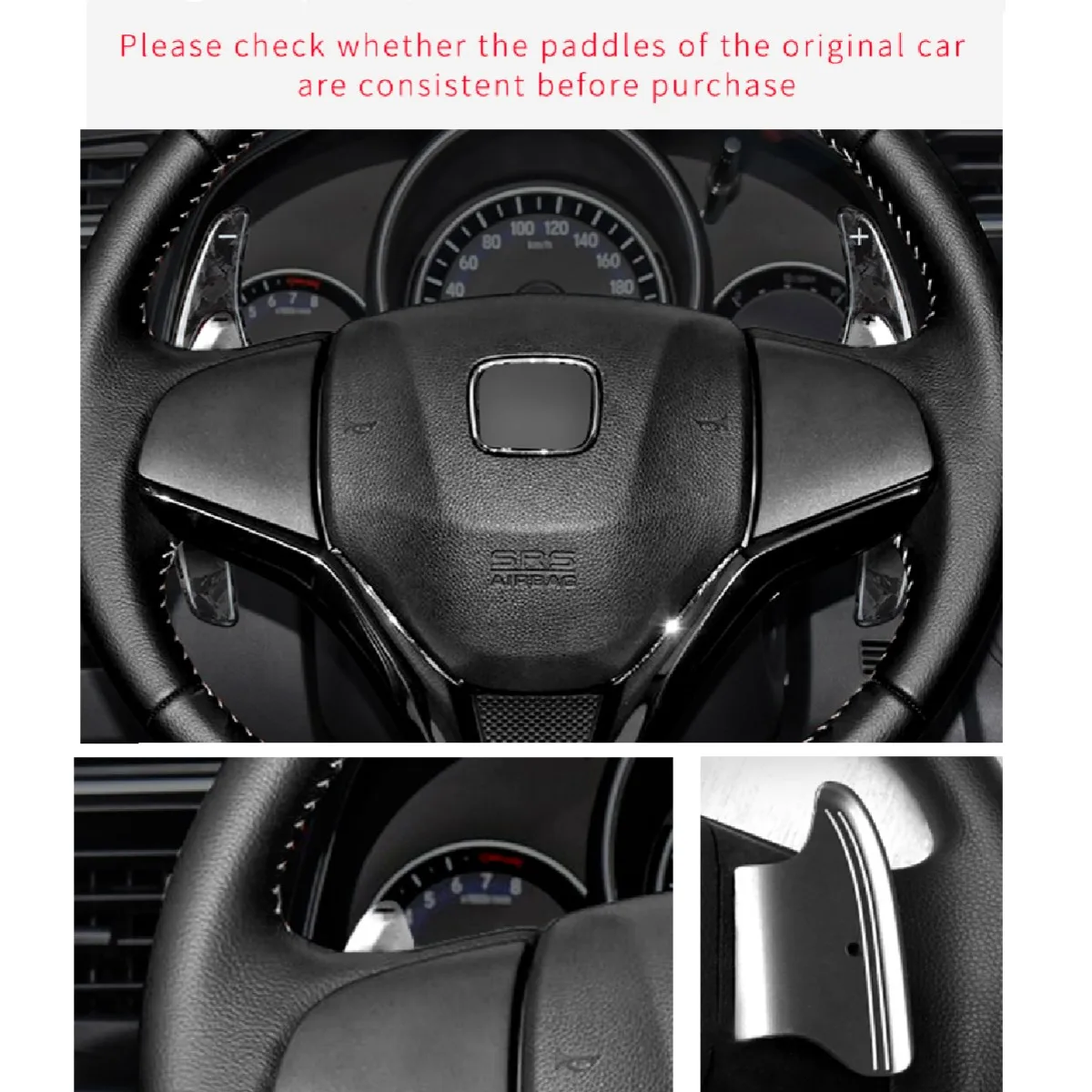 

T-carbon Paddle Shift Extension For Honda City GM6 FL Jazz GK5 HRV HR-V 2015-2018 Carbon Fiber Steering Wheel Paddle Shifter