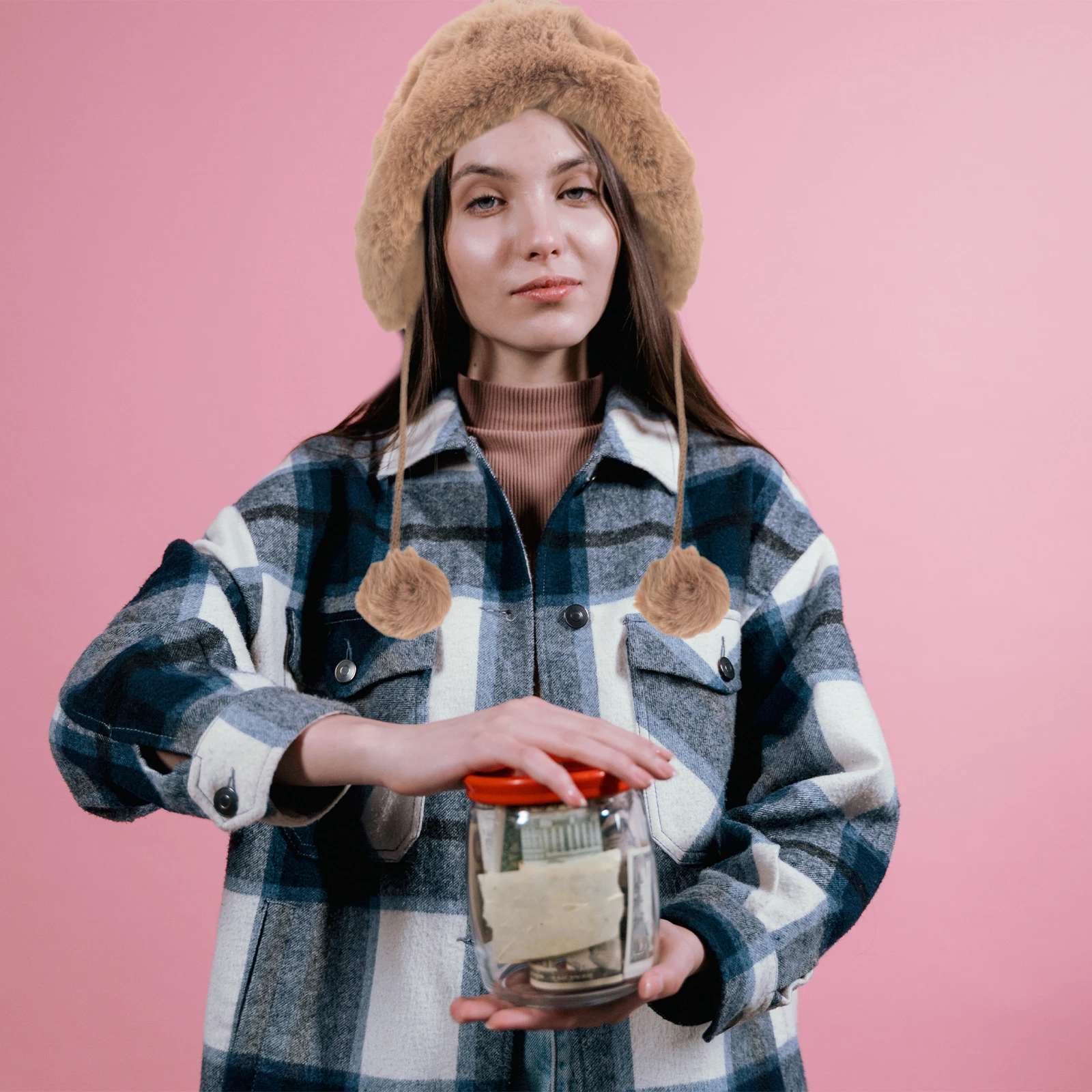 رشاقته الشتاء الدافئة قبعة صغيرة محبوكة قبعة المرأة مريحة لينة الدفء تنفس قبعة قابل للغسل مضحك الكرتون تصميم التزلج في الهواء الطلق