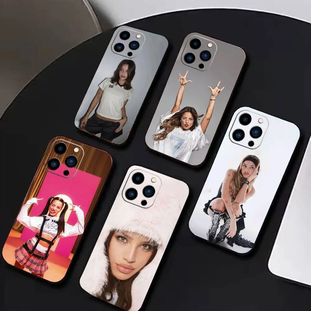 

Emilia Mernes Phone Case For iPhone 16,15,14,13,12,17,Pro Max,Plus Silicone Black Case