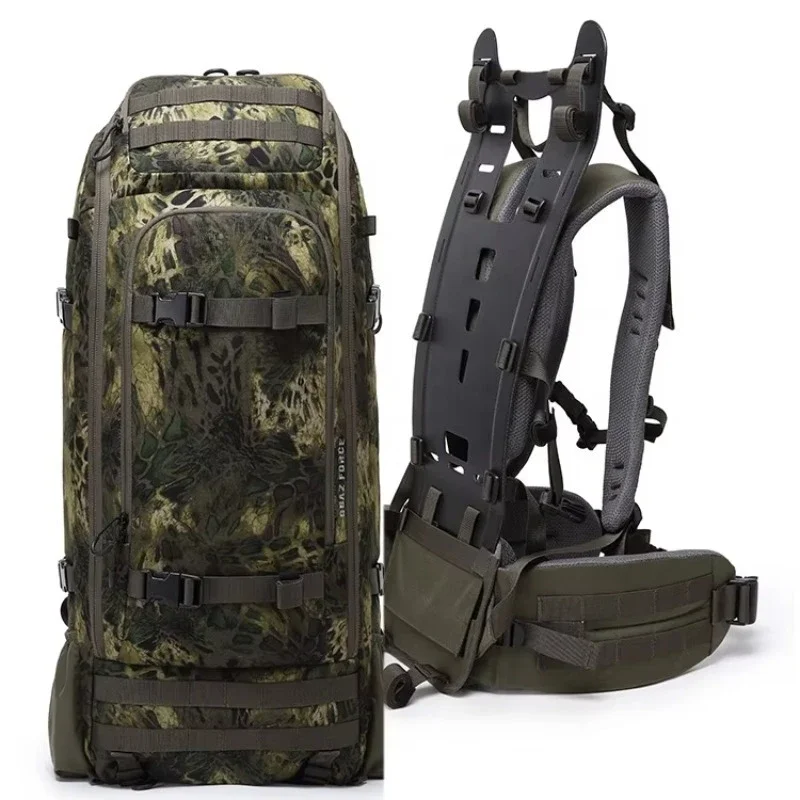 Camouflage Archery Elk Waterproof Hydration Day Bag Hunting Backpack with Carbon Fiber Frame