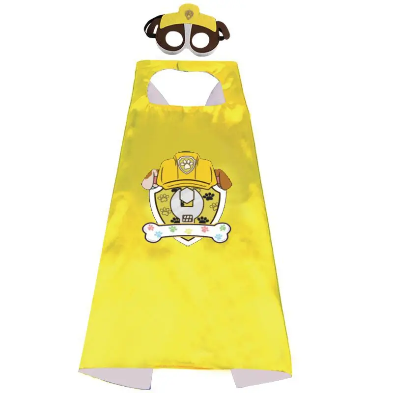 Cute Anime New PAW PATROLToy Set Mask Cloak Cape Cosplay Cartoon Paw Patrol Psi Patrol Halloween Party Decoration Birthday Gift - view 4