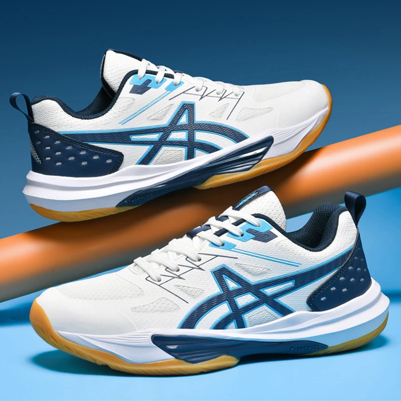 Men Tennis Shoes Breathable Mesh Professional Men Badminton Shoes Lightweight Volleyball Shoes Sport Anti-Slip Training Sneakers view 3