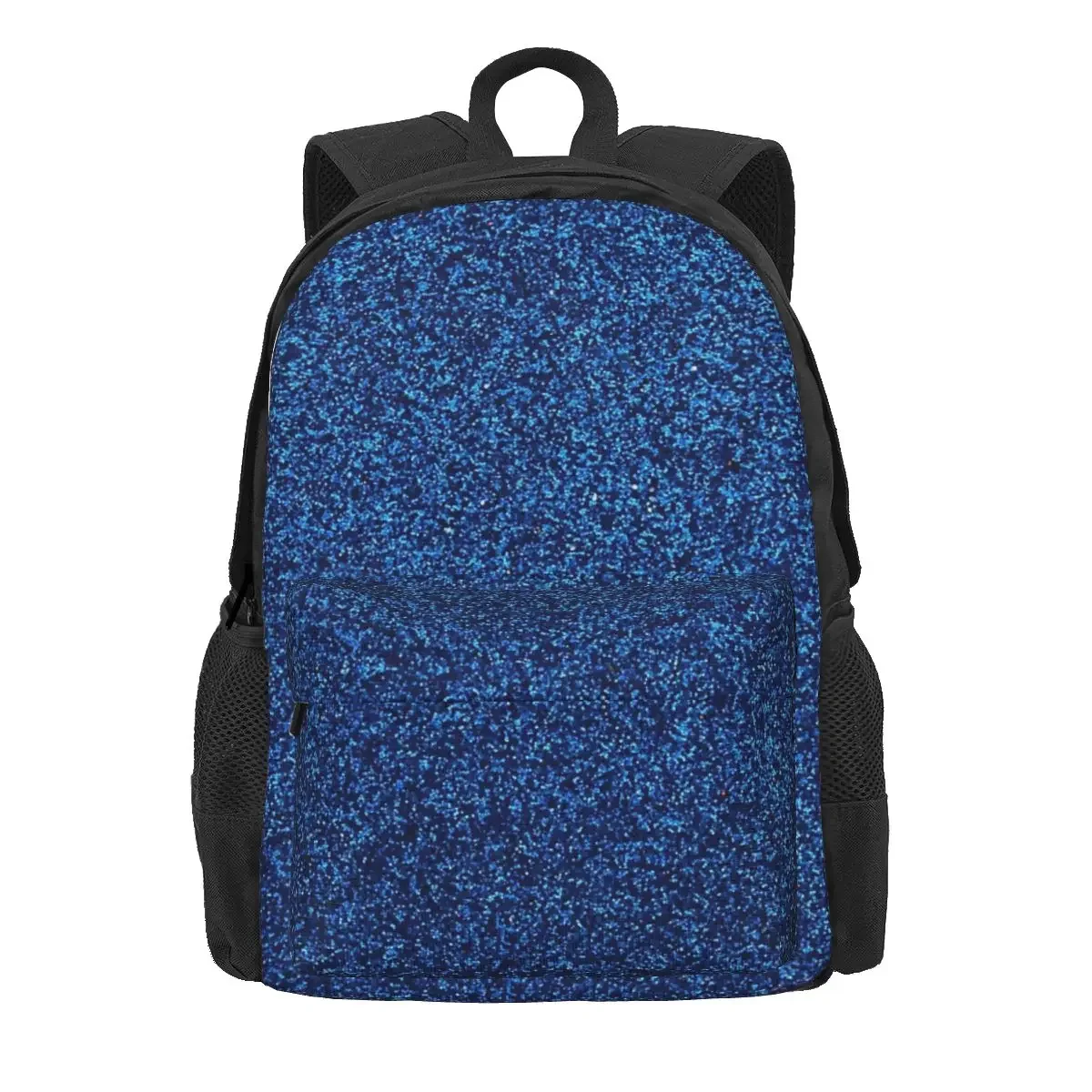 A Little Blue Glitter Backpacks Boys Girls Bookbag Students School Bags Cartoon Kids Rucksack Travel Rucksack Shoulder Bag