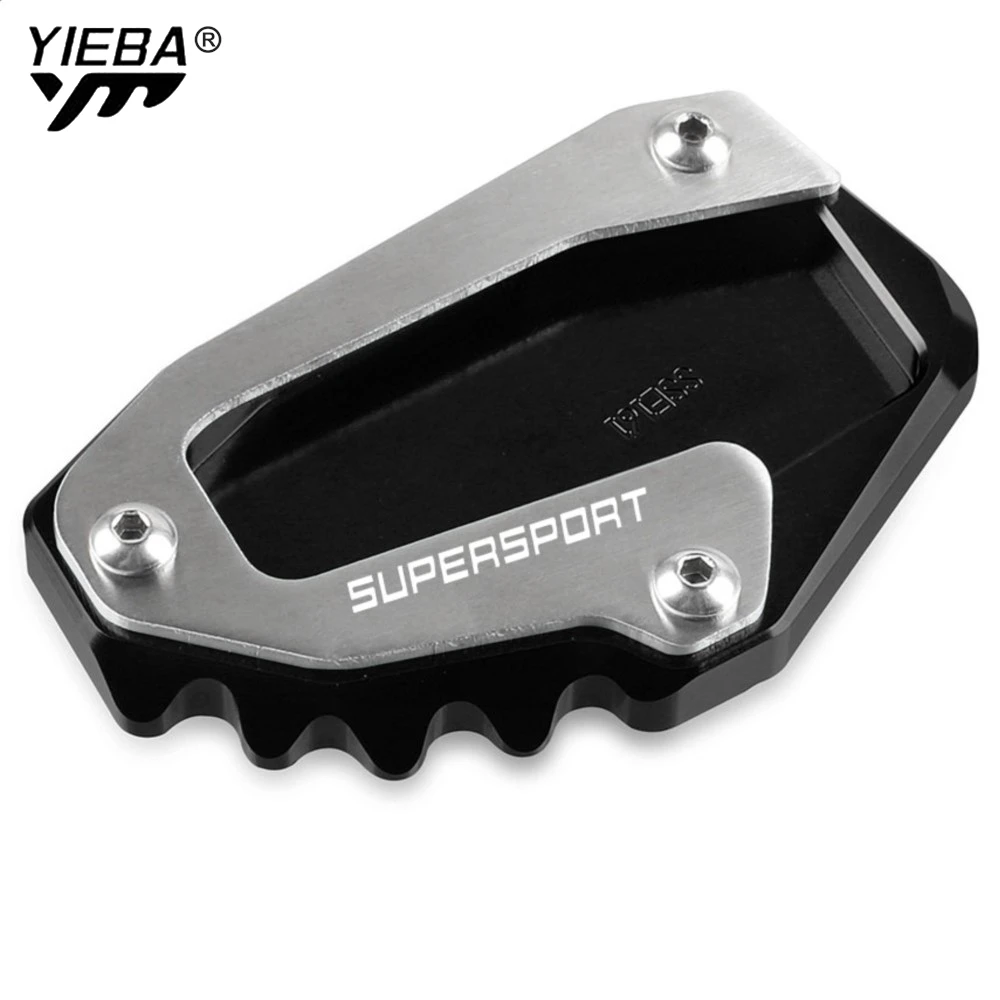 FOR Ducati Hyperstrada Hypermotard 939 950/SP SUPERSPORT/S Scrambler 1100 Kickstand Foot Side Stand Extension Pad Support Plate