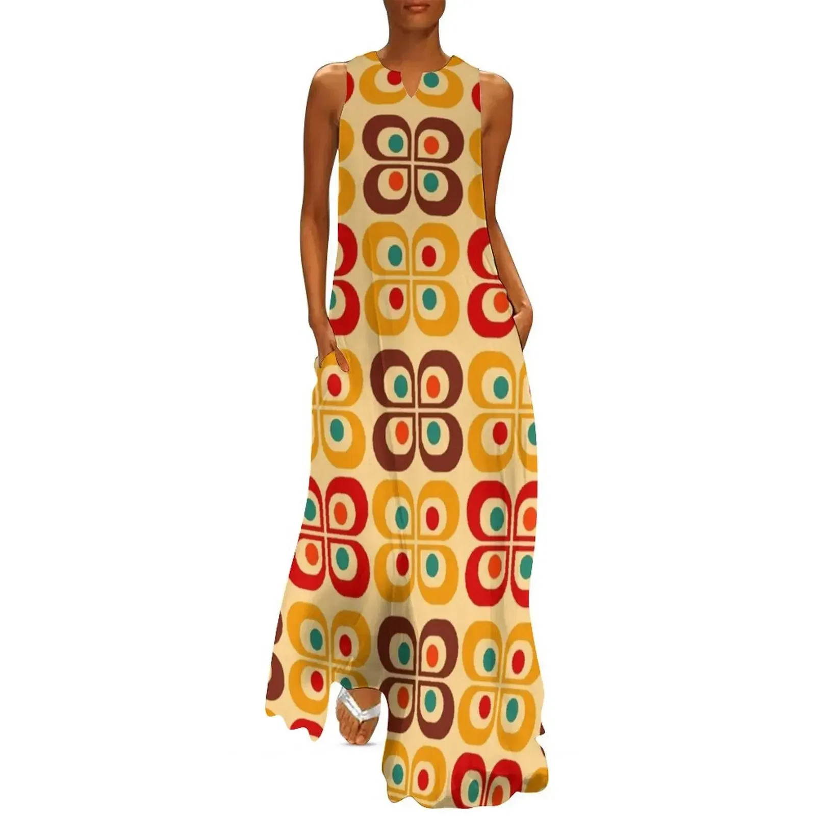 

Mid Century Long Dress Long veiled dresses birthday dress for women Dress vintage women's summer clothing 2025