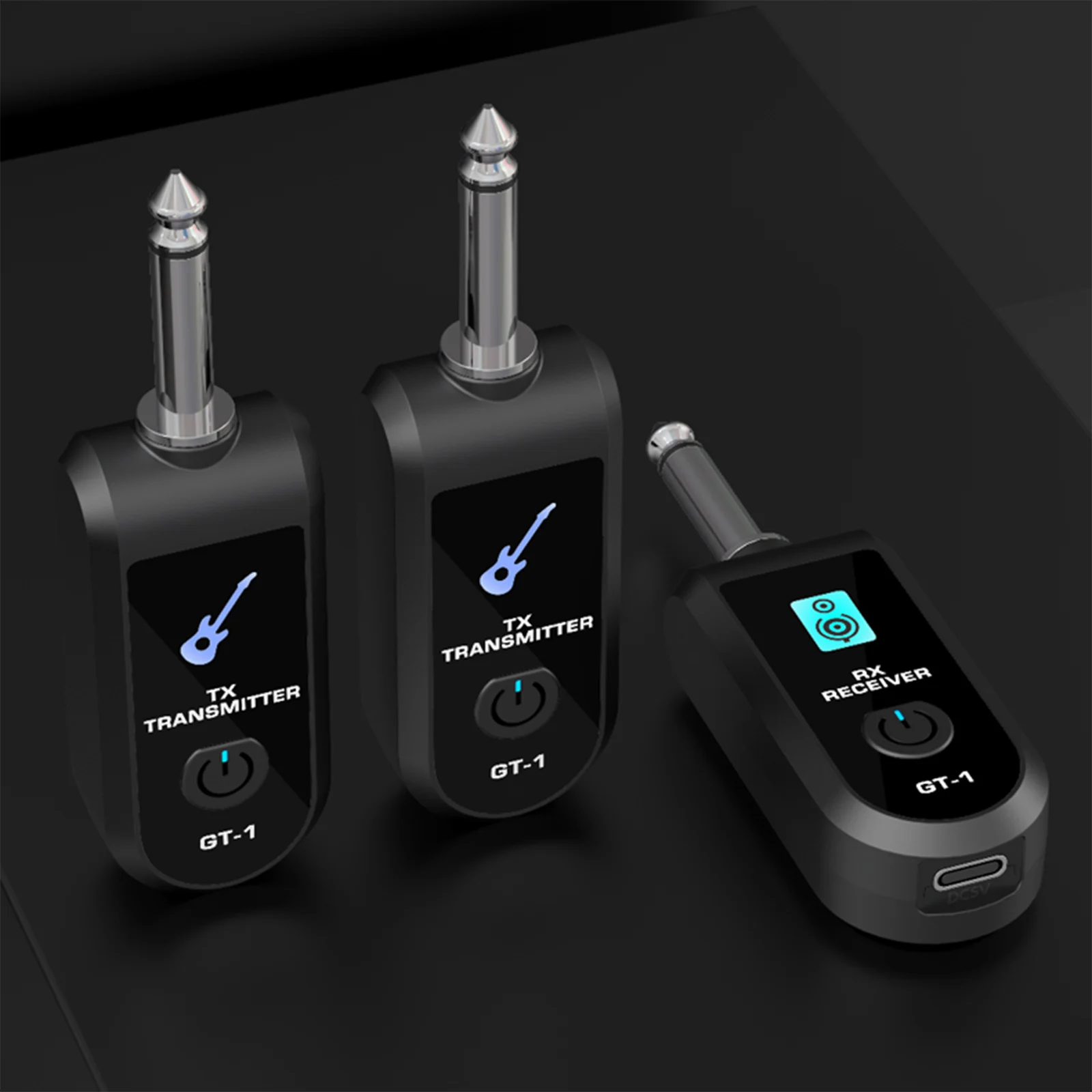 

Беспроводная гитарная система 2.4G: передатчик и приёмник с точным звуком, перезаряжаемая, для электрогитары, бас-гитары, скрипки