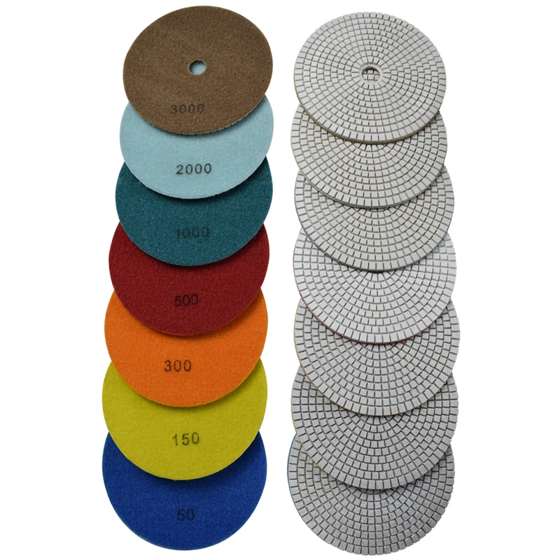 150mm Diamond Polishing Pad Wet Sandpaper Tool 6