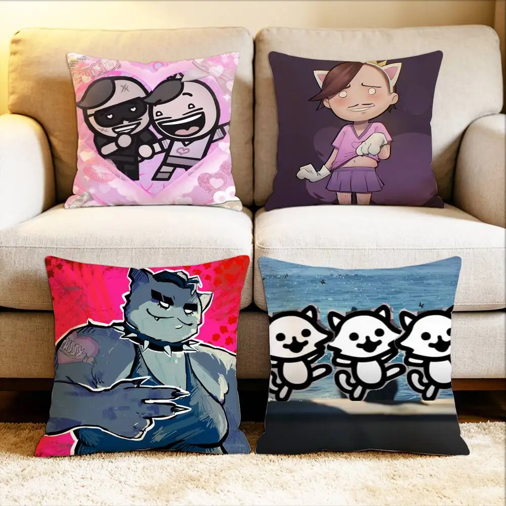 

Game Mewgenics Various Sizes Square Pillow Case For Car Home Bedchamber Decor