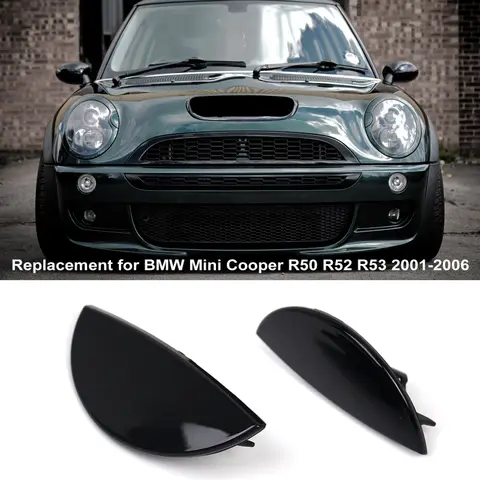 헤드라이트 와셔 캡 왼쪽 교체, BMW 미니 쿠퍼 R50 R52 R53 2001-2006 용, 깍지 헤드라이트 와셔 캡 왼쪽 교체, BMW 미니 쿠퍼 R50 R52 R53 2001-2006 용, 깍지