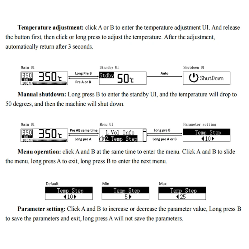 ALIENTEK T90C 전기 납땜 인두 130W 조정 가능한 디지털 디스플레이 자동 수면 PCB 정밀 납땜 인두 수리 도구