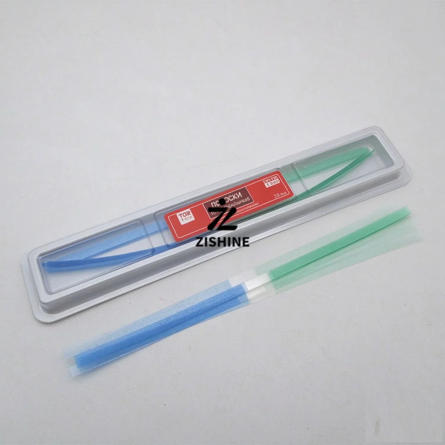 1 Box of Dental Polishing Strips – Colored Interproximal Polishing Strips (Models 1.050, 1.051, 1.052)