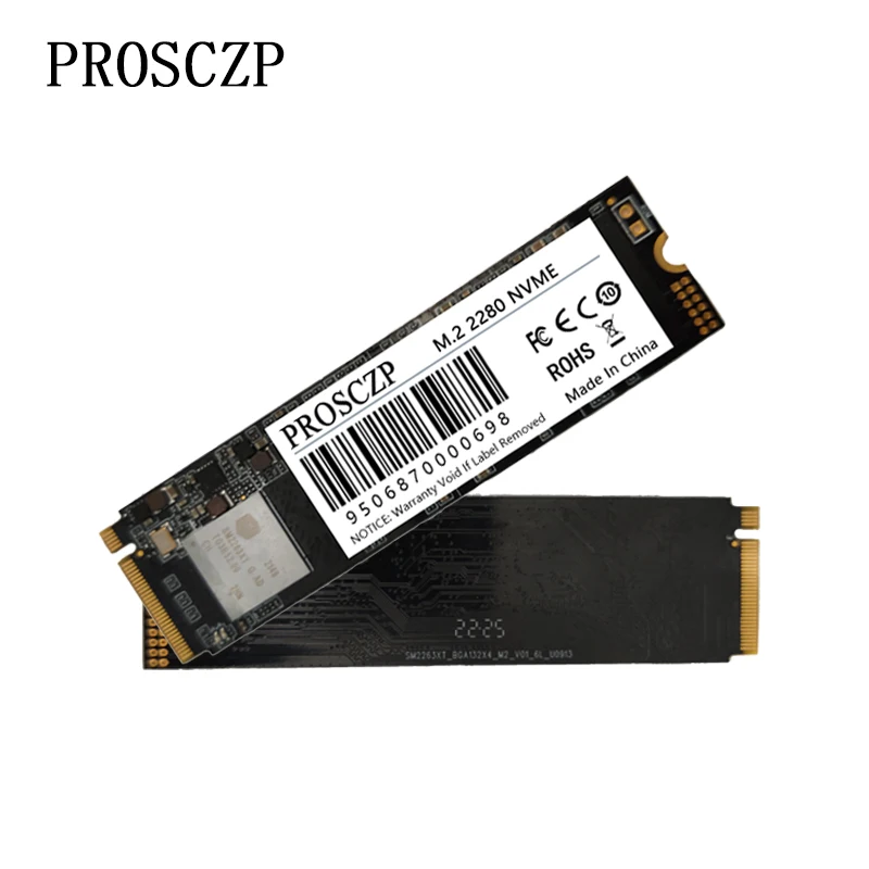 PROSCZP M2 SSD NVMe 256GB 128GB 512GB Solid State Disk M.2 2280 PCIe SSD Internal Solid State Drive Disk for Laptop Desktop PC