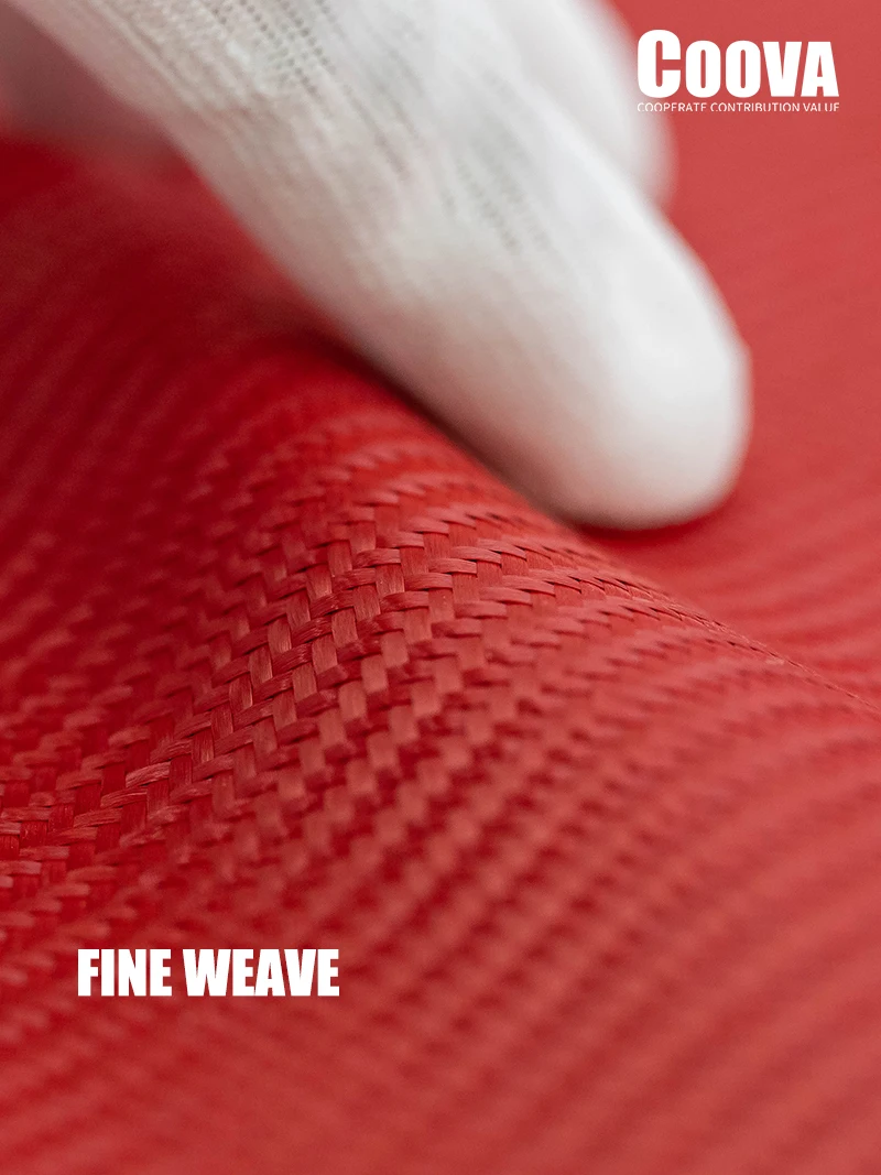 F230 COOVA Red Kevlar Aramid Fabric Twill Tela Kevlar  Fiber Fabric Jacquard Lotes For DIY Decoration Width 200mm/300mm