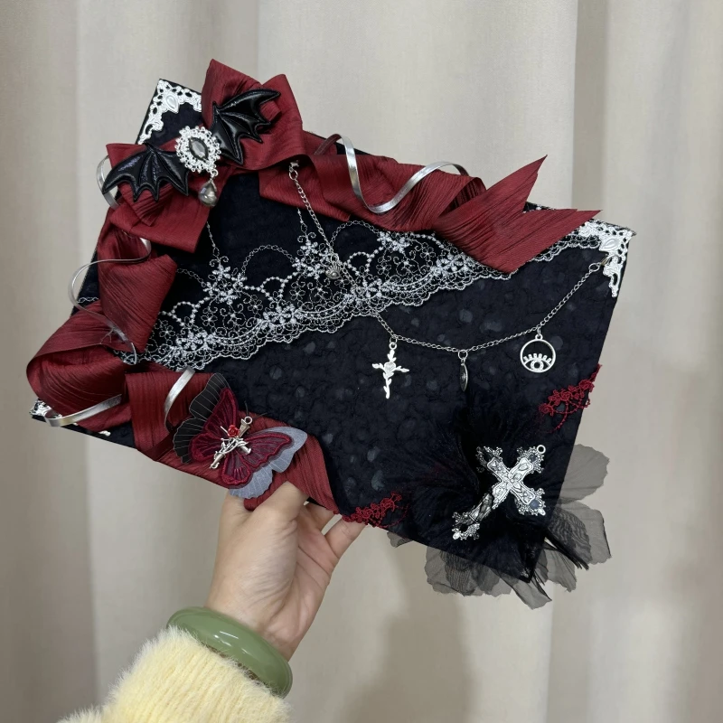 Luxury Ribbon Gothic  Harajuku Badge Display Insert Board Decoration Merch Ita Bag Lace Backplate Organizer Board Decoration