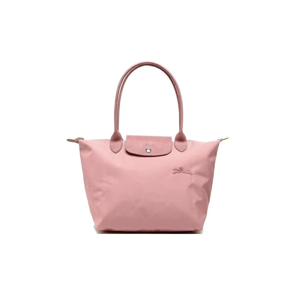 LONGCHAMP Le Pliage Green Eco Friendly Canvas With Leather Trim Dumpling Bag Handbag, Shoulder Bag Medium Women's 2605919P72