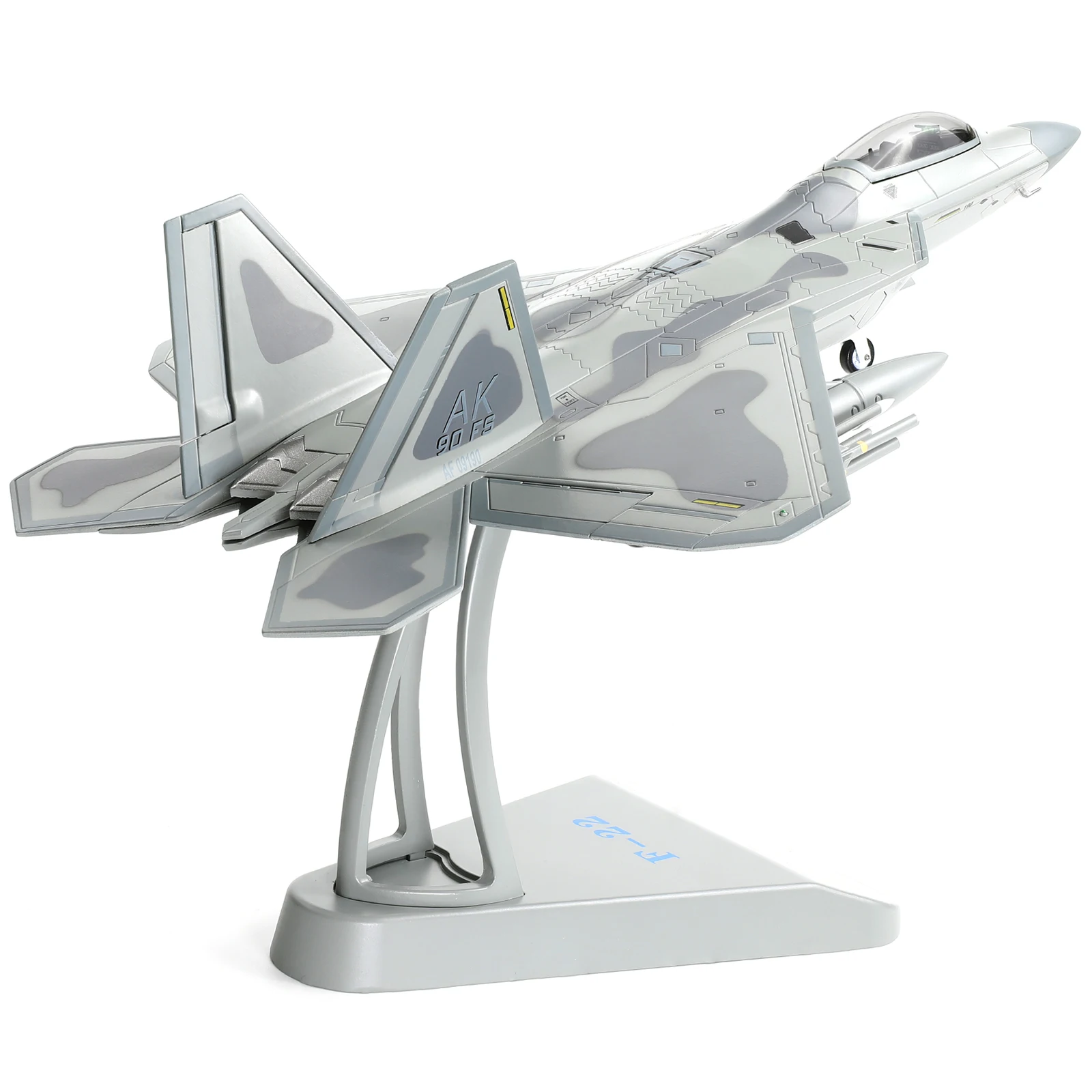 

Металлическая модель истребителя ВВС США NUOTIE F22 Raptor 1/72 из литого металла с подставкой, коллекционная, для взрослых, AK90FS