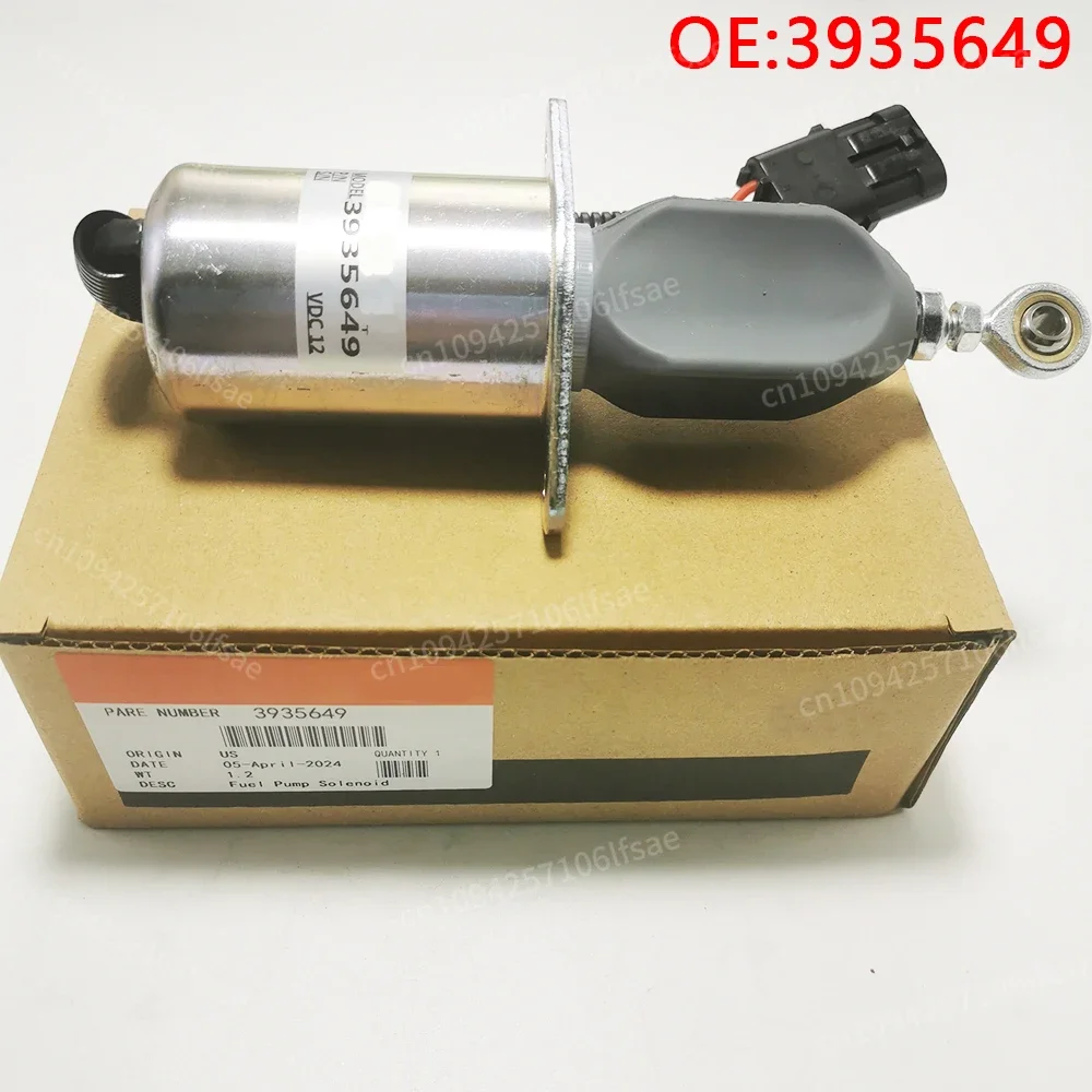 NEW For Fuel Shut Off Solenoid Fits for  5.9L, 8.3L SC8.3 Engine 4089576 3935649