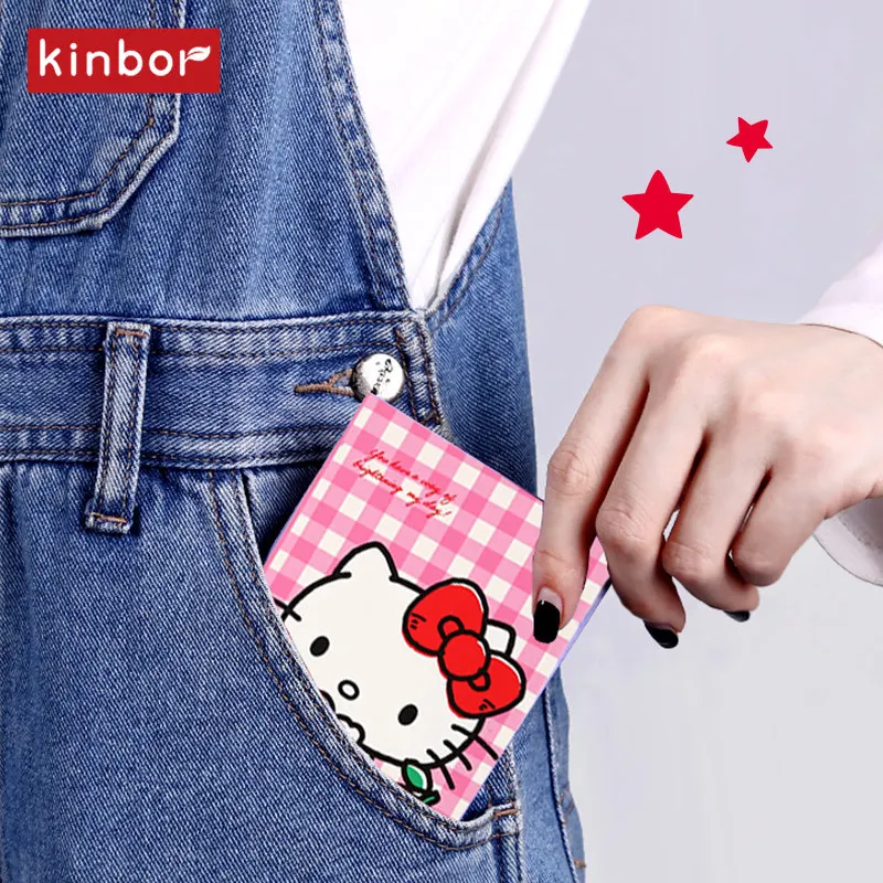 Notatnik kieszonkowy Kinbor x Sanrio, mini dziennik A7 z kratką i pustymi kartkami, przenośny notes do podróży, kolekcjonowania, artykuły szkolne — zdjęcie produktu 6