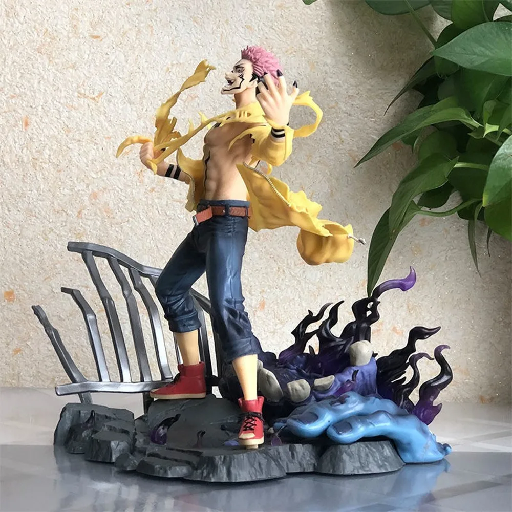 Jujutsu Kaisen Anime Figur Ryomen Sukuna Action-figuren Statue Sammlung Modell Desktop Ornament Spielzeug Kinder Geburtstag Geschenk