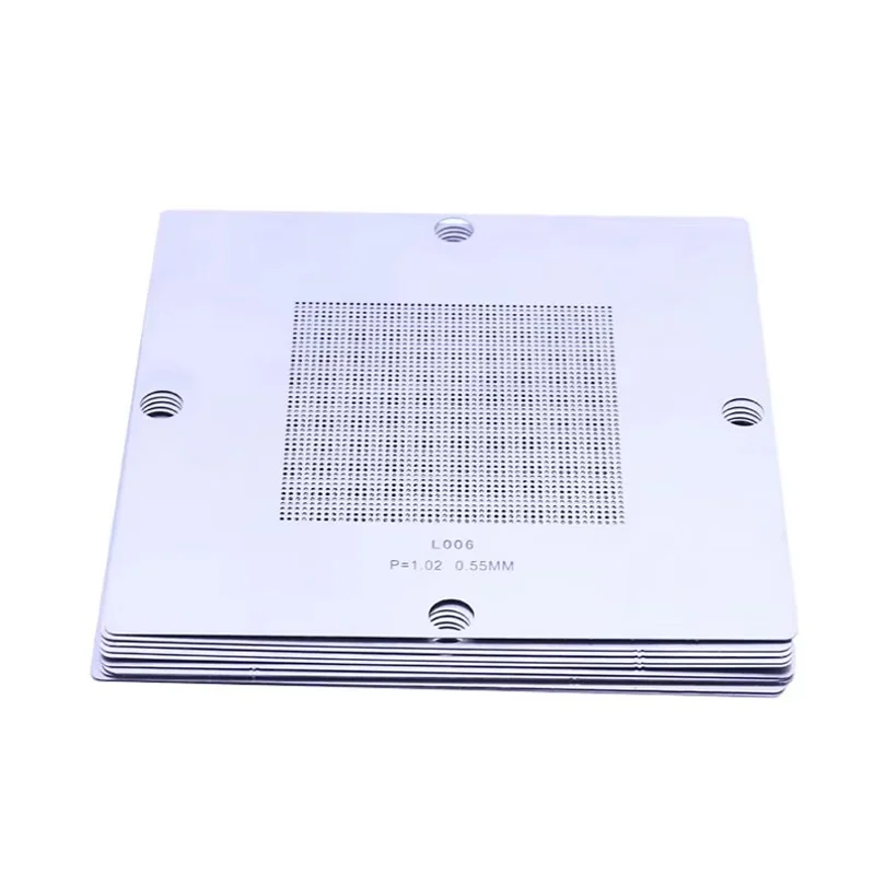 90*90MM BGA Reballing Kit Station 10pcs/lot 90mm Universal 0.3-0.76mm Stencils Template Holder Fixture Jig with Handle