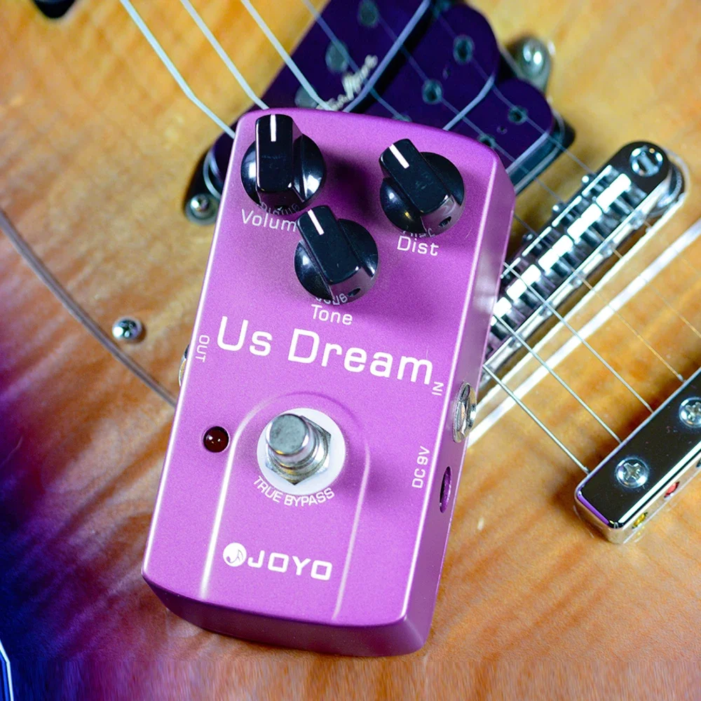 JOYO JF-34 US DREAM Distortion Effects Pedal Simulate High-Gain Distortion Tone of the Driven Tube Amplifier Guitar Effect Pedal