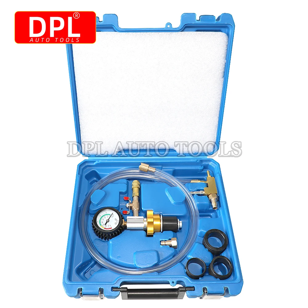 

Cooling System Vacuum Purge and Refill Kit Auto Car Radiator Coolant Purging Tools Set Gauge