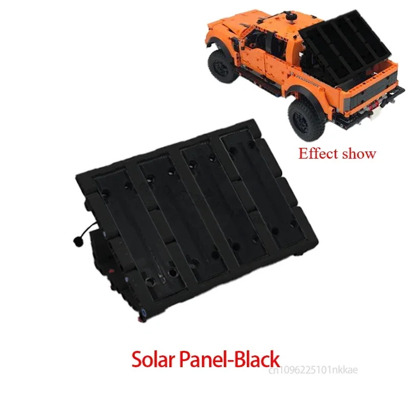 F-150 Raptor Auto Trailer Technische Trekhaak Kraan Platform Hardtop Bumper Imperiaal Bouwstenen 42126 MOD Bricks Montageset