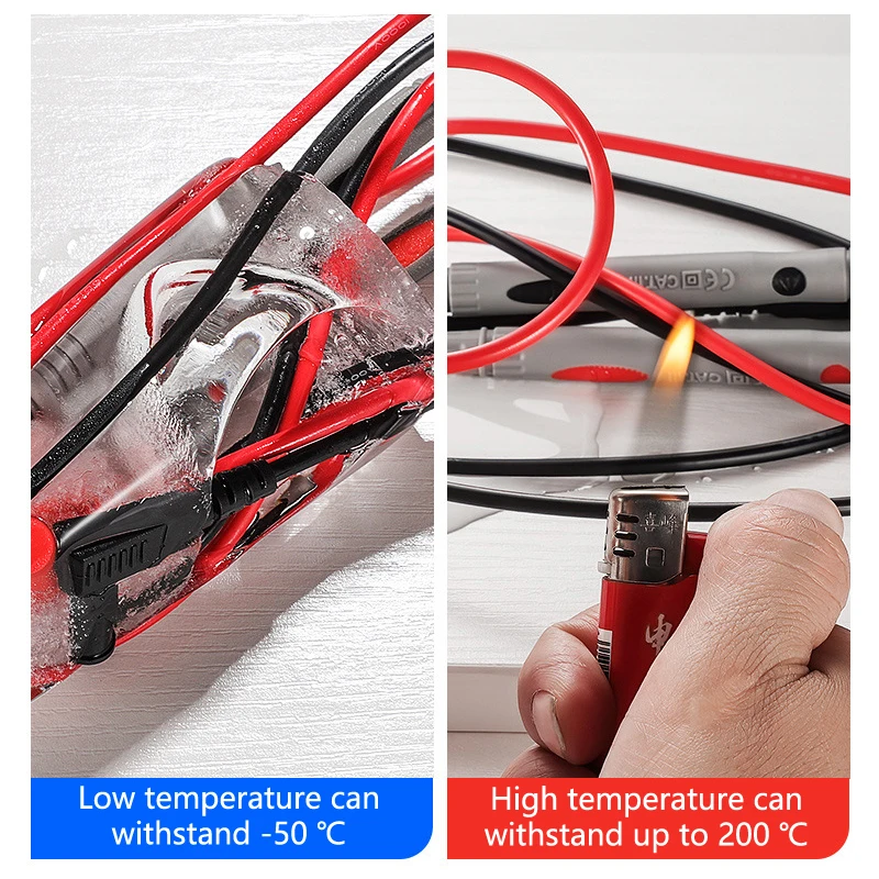 Hoogwaardige universele multimeter meetsnoeren sondekabel draden meetsnoer draad sonde draad pen digitale multimeter sonde meetsnoeren