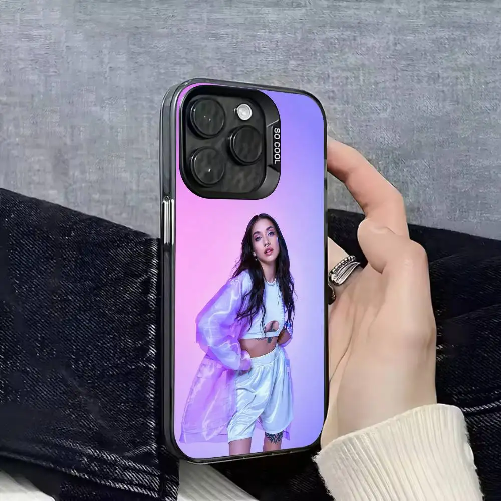 Phone Case For iPhone 12,16,11,14,13,17,15,Pro,Max,Plus,E,Air,Mini Black Soft Singer M-Maria Becerra Cover