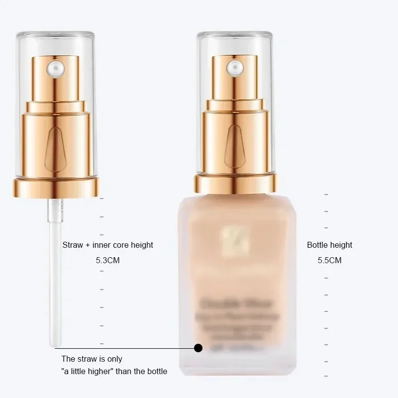 30mlMakeup alat cocok digunakan dw memakai ganda Foundation asli pompa vakum kepala untuk Foundation dipencet Duckbill pompa khusus kepala