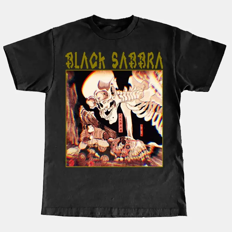 

Black Sabbra T-Shirt Men T-shirt Summer Cotton Short Sleeve O-Neck Men's T-Shirt