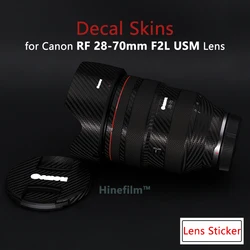 RF28-70 F2 Lens Premium Decal Skin for Canon RF28-70mm F2 L USM Lens Protector Anti-scratch Cover Film 2870 F2 Lens Wrap Sticker