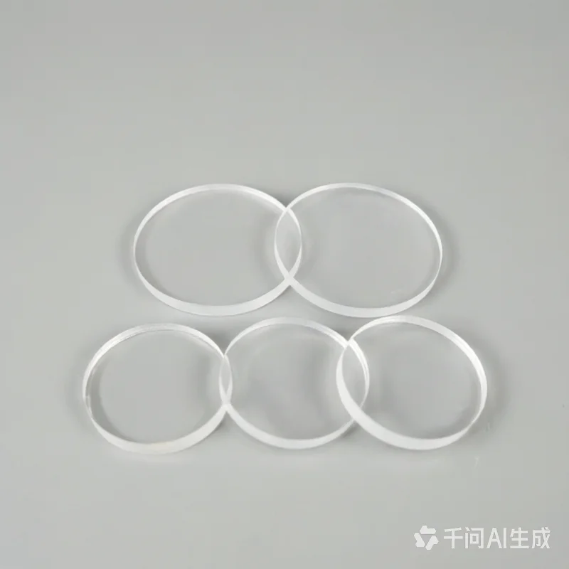 BaF2 Barium Fluoride Window Sheet, Polished Crystal High Transmittance for IR UV Optics
