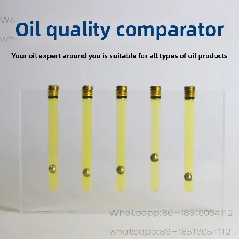 Automobile Oil Quality Comparator, Gearbox Oil Viscosity Tester, Demonstration Stand, Testing Tool, Glass