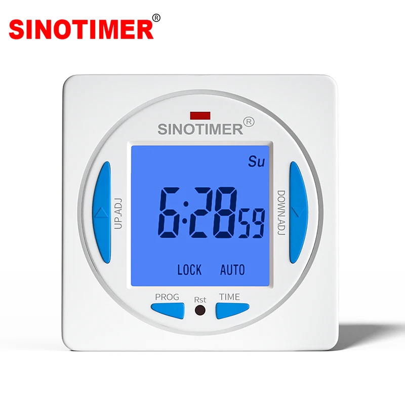 Hot Sale Electronic 7 Days Programmable Digital Time Switch Wet Contact Timer Control AC 220V 10A Relay Voltage Outpout