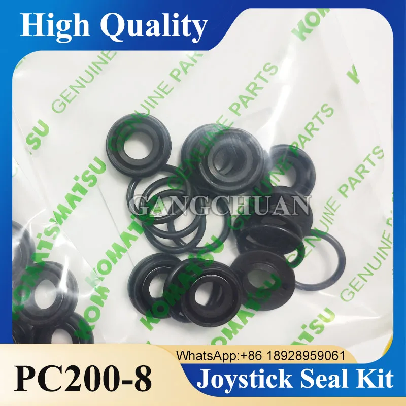 Pilot Valve Oil Seal PC200-8 PC200 Joystick Seal Kit for Komatsu Excavat Cylinder Seal Kit