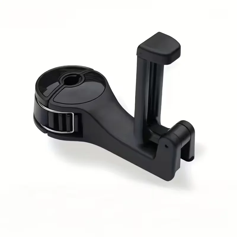 

2pcs Car Headrest Phone Holder With Adjustable Hooks Multifunctional Car Seat Back Mounting Storage Hook Mobile Phone Holder