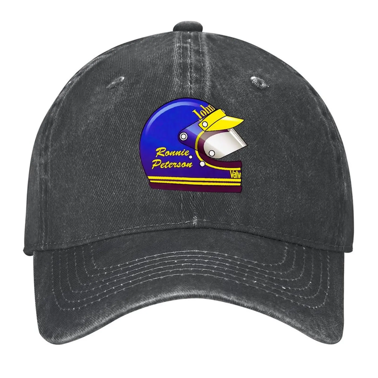 

Ronnie Peterson crash helmet Baseball Cap Golf Cap Funny hats fashionable Hat Beach Female Men's