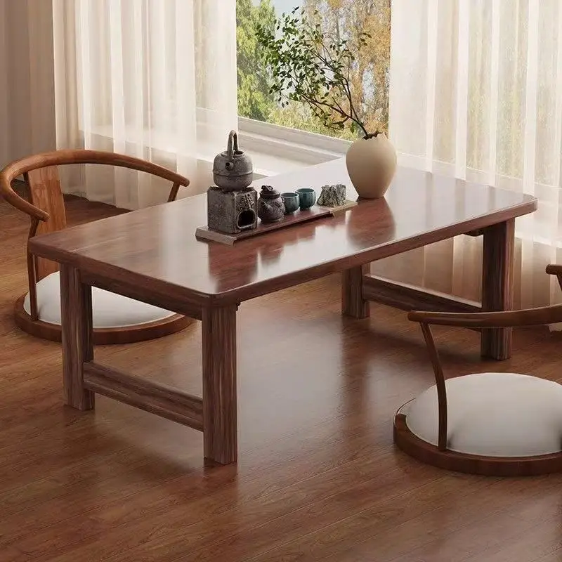 High Quality Home Balcony Bay Window Folding Small Table Dining Table Tea Bed Desk
