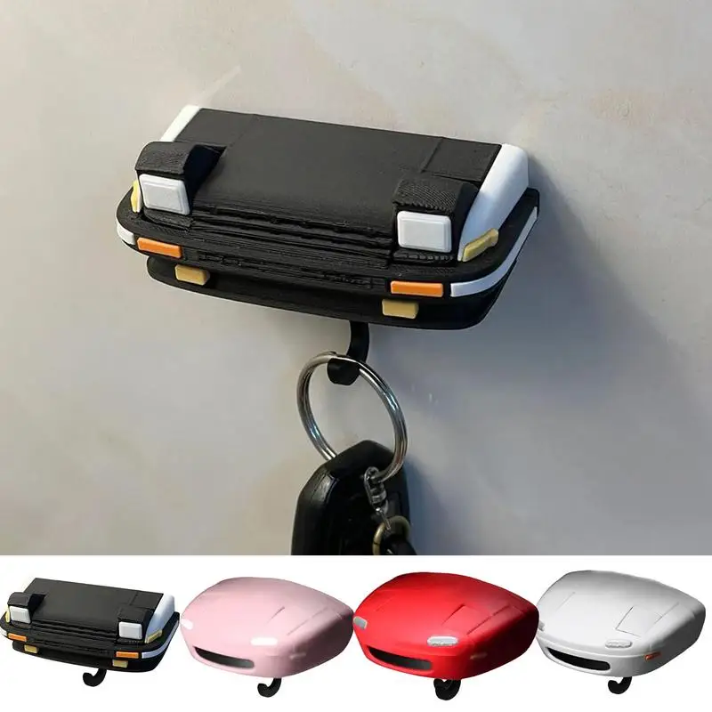 Vintage Ride Car Open Headlights Key Holder Wall Mount Keychain Holder Storage Hooks Key Hangers 2024 New Key Organizer 1pc