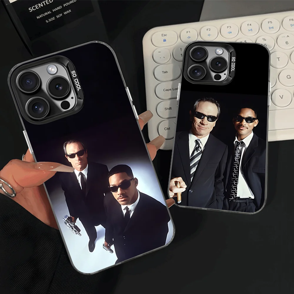

MIB M-Men in B-Black Phone Case For iPhone 16,15,14,13,12,11,Pro,Max,Plus,Mini,XS,SE Anti Fall Black Matte Hard Bumper