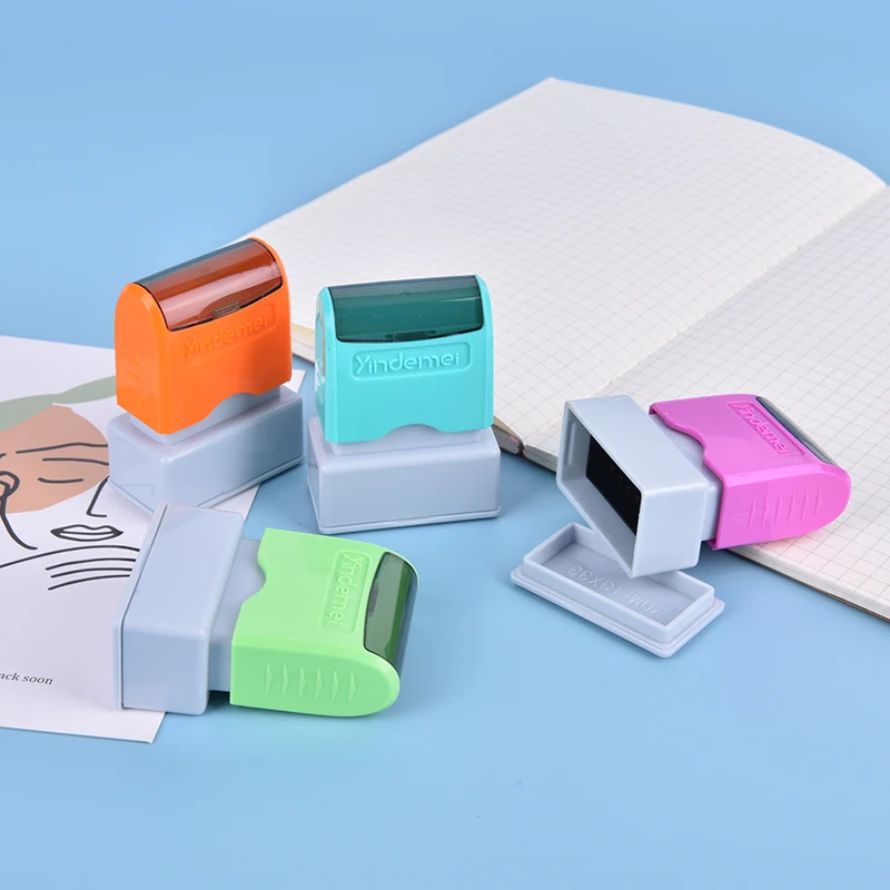 Lehrer Name Tinten stempel Signatur Kalligraphie Selfing-Inking personal isierte Stempel