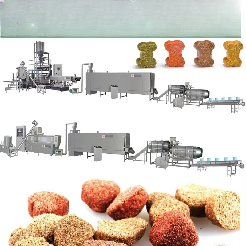 100kg/h -6ton/h Saibainuo Automatic Dog Cat Fish Shrimp Pet Food Extruder Machine Production Line