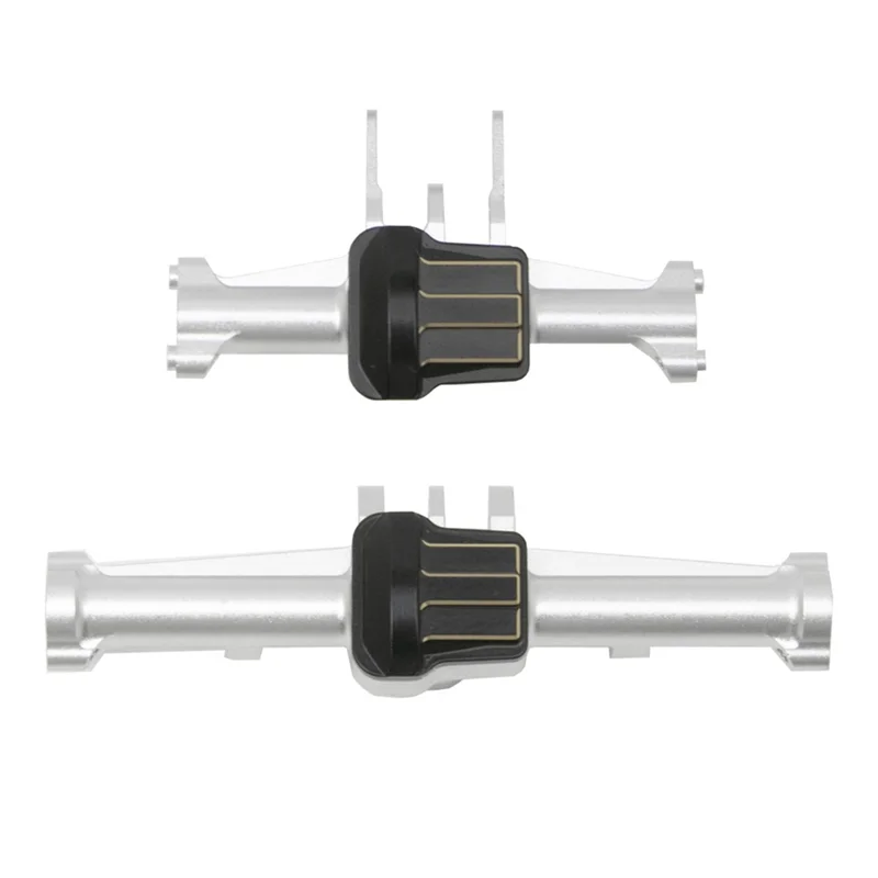 

B05C-2Pcs Metal Front And Rear Axle Housing With Brass Axle Cover For Traxxas TRX4M 1/18 RC Crawler Car Upgrades Parts